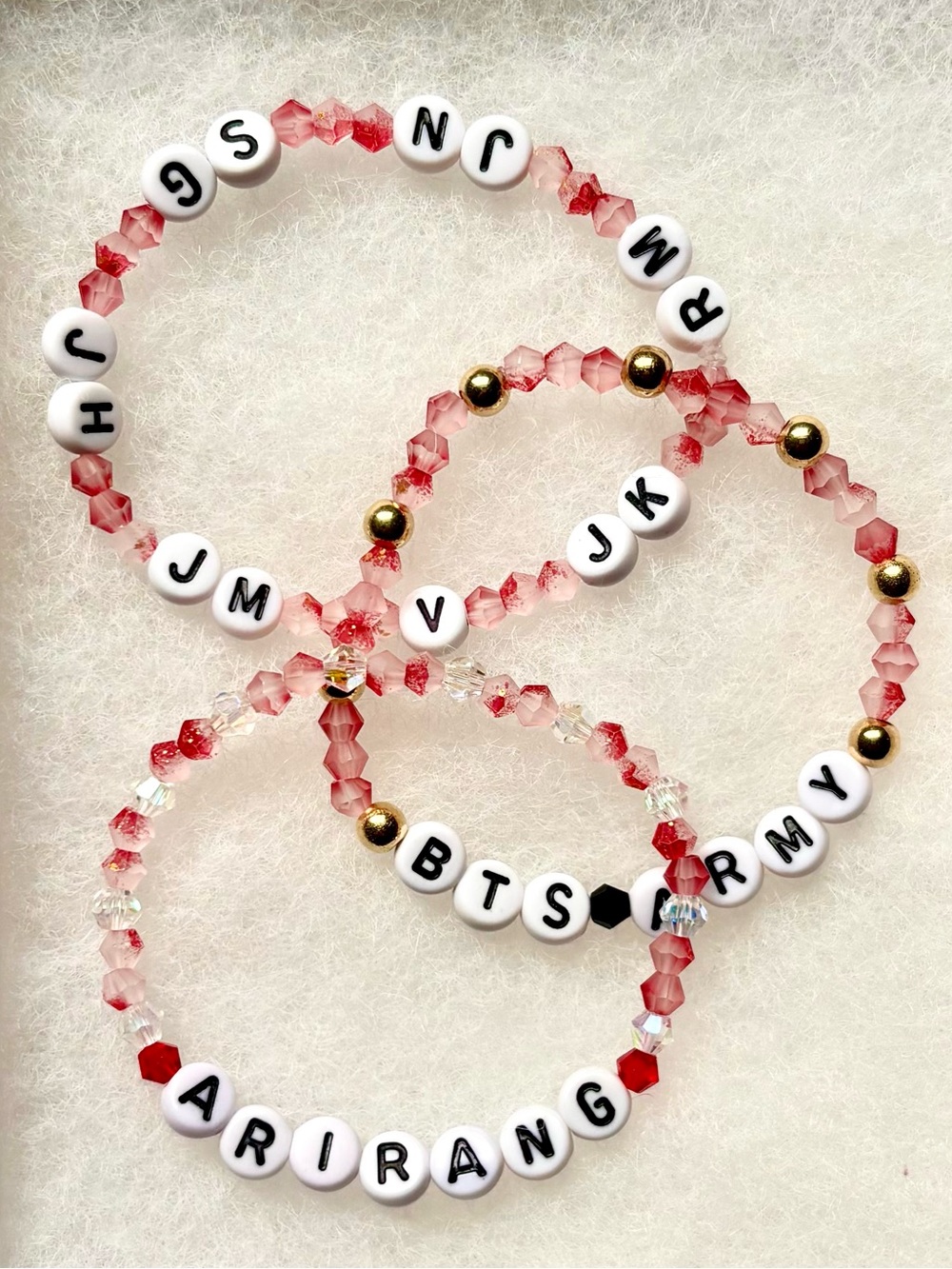 (3pcs) BTS ARIRANG ALL MEMEBER BRACELET BUNDLE